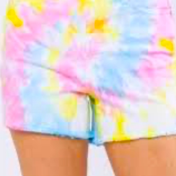 Judy Blue Pants - Judy blue colorful Tie-Dye Women's Shorts